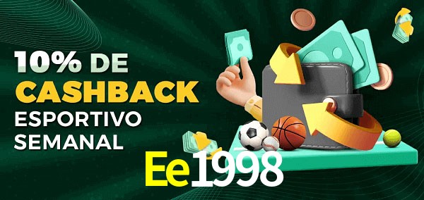 10% de bônus de cashback na Ee1998